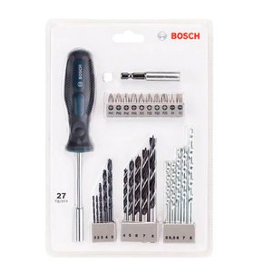 Kit de Pontas e Brocas com 27 peças - Bosch
