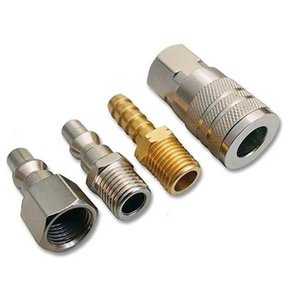 Kit Engate Rápido para Ar Comprimido com 4 Peças - Noll Kit Engate Rápido para Ar Comprimido com 4 Peças - Noll