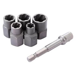 Kit Extrator Parafuso e Porca de Impacto - Rocast 96.0006