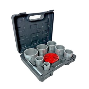 Kit Serra Copo Tungstênio 33mm ao 83mm Com 9 Peças - Rocast Kit Serra Copo Tungstênio 33mm ao 83mm Com 9 Peças - Rocast