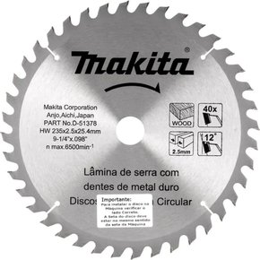 Lâmina De Serra TCT 12" x 1" 80 Dentes Para Alumínio - D-03486 - Makita Lâmina De Serra TCT 12" x 1" 80 Dentes Para Alumínio - D-03486 - Makita