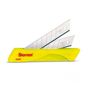 Lâmina para Estilete 18mm 10 Peças KS06R - Starrett Lâmina para Estilete 18mm 10 Peças KS06R - Starrett