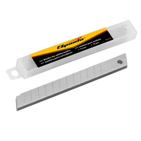 Lâmina para Estilete 9mm com 10 peças - Sparta