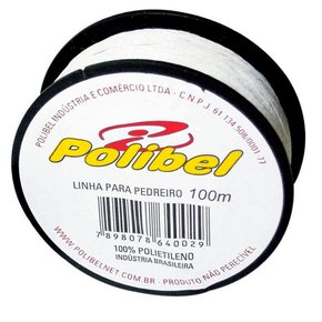 Linha para Pedreiro Rolo com 100m - Polibel Linha para Pedreiro Rolo com 100m - Polibel