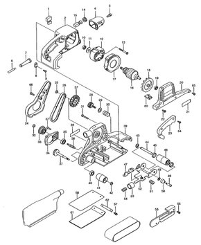 Lixadeira de Cinta 9404 - Makita