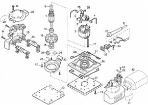Lixadeira Orbital DW411 Tipos 1 e 2 - Dewalt