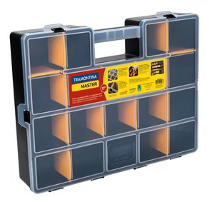 Maleta Plástica Organizadora 17" com Divisórias Móveis - Tramontina Maleta Plástica Organizadora 17" com Divisórias Móveis - Tramontina