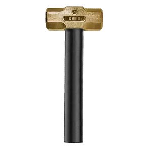 Marreta Antifaiscante Oitavada 3000GR CABO FIBRA - GOLD Marreta Antifaiscante Oitavada 3000GR CABO FIBRA - GOLD