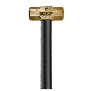 Marreta Antifaiscante Oitavada 500GR CABO FIBRA - GOLD Marreta Antifaiscante Oitavada 500GR CABO FIBRA - GOLD