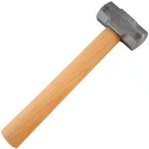 Marreta Oitavada 2000g com Cabo de Madeira - Sparta