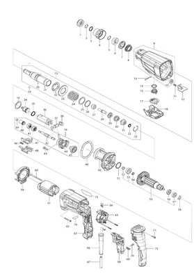 Martelete Combinado SDS PLUS HR2670 - Makita