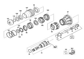 Martelo Demolidor Eletronpneumático D25951-B2 Tipo 1 - Dewalt