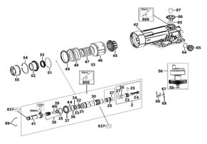 Martelo Rompedor Eletropneumático D25810-B2 Tipo 1 - Dewalt
