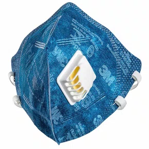 Máscara de Proteção Respiratória Dobrável 9822+BR PFF-2 com Válvula - 3M