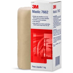 Massa Calafetar Mastic 7662 1Kg - 3M Massa Calafetar Mastic 7662 1Kg - 3M