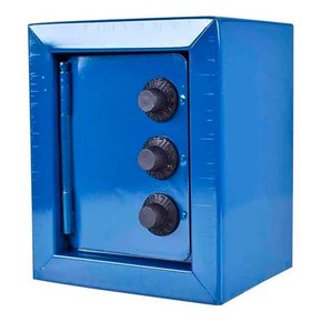 Mini Cofre Em Chapa de Aço Com Segredo - Fercar