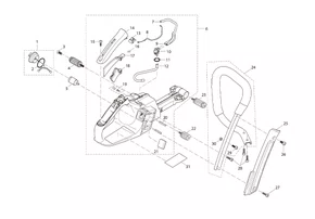 Motosserra à Gasolina 61CC EA6100P - Makita