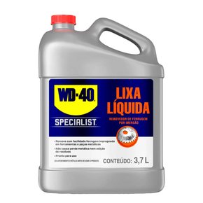 Óleo Lixa Líquida Specialist 3,7L - WD-40 Óleo Lixa Líquida Specialist 3,7L - WD-40