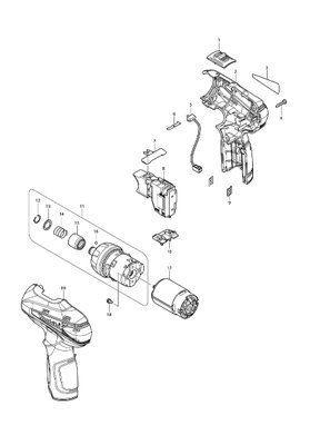 Parafusadeira de Impacto à Bateria 12V TD090 - Makita