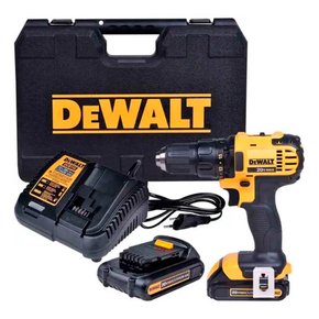 Parafusadeira/ Furadeira à Bateria 20V com Carregador, Bateria e Maleta - Dewalt