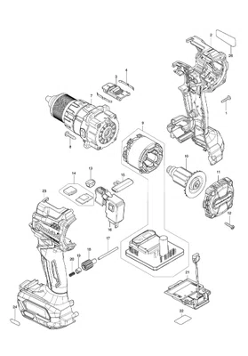 Parafusadeira/ Furadeira de Impacto HP001G - Makita