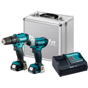 Parafusadeira Furadeira de Impacto HP333D e Parafusadeira de Impacto TD110D - Makita CLX228SAX