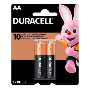 Pilha Duracell Alcalina Pequena AA Cartela 2 P. - Duracell Pilha Duracell Alcalina Pequena AA Cartela 2 P. - Duracell