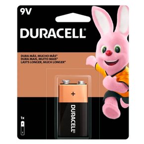 Pilha Duracell Bateria 9 Volts - Duracell Pilha Duracell Bateria 9 Volts - Duracell
