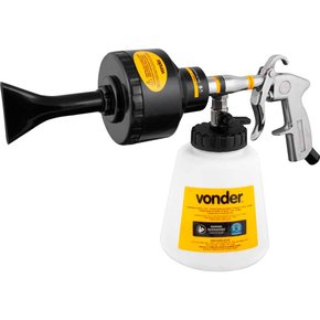 Pistola Jato de Espuma com Caneca Plástica - Vonder