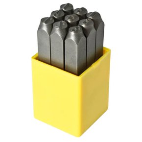 Punção Numérico 5,00mm 9 peças - Rocast Punção Numérico 5,00mm 9 peças - Rocast