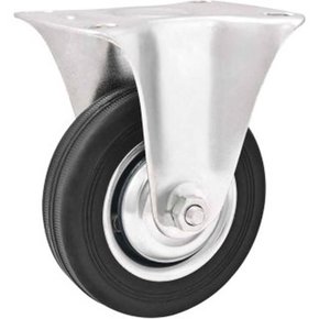 Rodízio Fixo Leve 4" Preto de Borracha - Vonder Rodízio Fixo Leve 4" Preto de Borracha - Vonder
