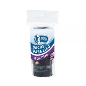 Saco para Lixo 200L (90x115cm) 10 peças Rolo - UD Mais Saco para Lixo 200L (90x115cm) 10 peças Rolo - UD Mais