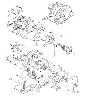 Serra Circular 1800W 5007NB - Makita