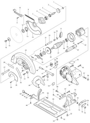 Serra Circular 9.1/4" 5902B - Makita