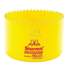 Serra Copo 70mm 2.3/4" Fast Cut - Starrett Serra Copo 70mm 2.3/4" Fast Cut - Starrett