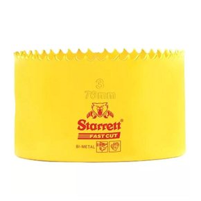 Serra Copo 76mm 3" Fast Cut - Starrett Serra Copo 76mm 3" Fast Cut - Starrett