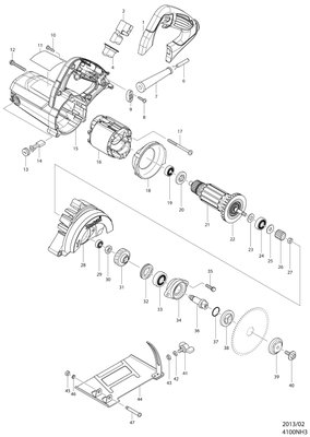 Serra Mármore 4100NH3 - Makita