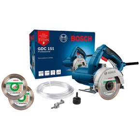 Serra Mármore Titan GDC 151 220V + 2 Disco - Bosch Serra Mármore Titan GDC 151 220V + 2 Disco - Bosch