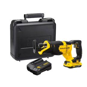Serra Sabre à Bateria 20V 25mm com Maleta - Stanley Serra Sabre à Bateria 20V 25mm com Maleta - Stanley