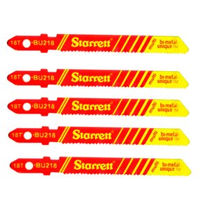 Serra Tico-Tico Bi-Metal, 50mm 18D Cartela Com 5 peças - Starrett Serra Tico-Tico Bi-Metal, 50mm 18D Cartela Com 5 peças - Starrett