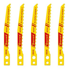 Serra Tico-Tico Bi-Metal, 65mm 6D Cartela Com 5 peças - Starrett Serra Tico-Tico Bi-Metal, 65mm 6D Cartela Com 5 peças - Starrett