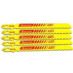Serra Tico-Tico Bi-Metal, 75mm 6D Cartela Com 5 Peças - Starrett Serra Tico-Tico Bi-Metal, 75mm 6D Cartela Com 5 Peças - Starrett