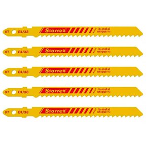 Serra Tico-Tico Bi-Metal, 75mm 8D Cartela Com 5 peças - Starrett Serra Tico-Tico Bi-Metal, 75mm 8D Cartela Com 5 peças - Starrett