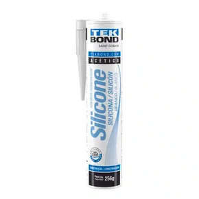 Silicone Acético Geral Branco 256g - TekBond