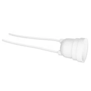 Soquete Branco com Rabicho 2P + T 20A 250V - Pluzie