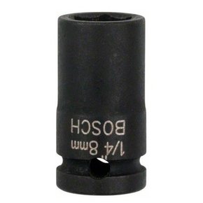 Soquete Impact Control Sextavado 1/4" x 8mm - 1608551004 - Bosch