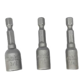 Soquete Magnético (3 Peças) 1/4" - 5/16" - 3/8" - B-38847 - Makita Soquete Magnético (3 Peças) 1/4" - 5/16" - 3/8" - B-38847 - Makita