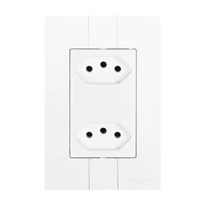 Tomada Dupla Fácil 2P + T 20A 250V - Pluzie