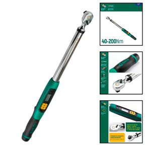 Pro-Auto 1/2"DR.40PC.ツールキット グリーン TE-440G dwos6rj Torquímetro Digital de 1/2