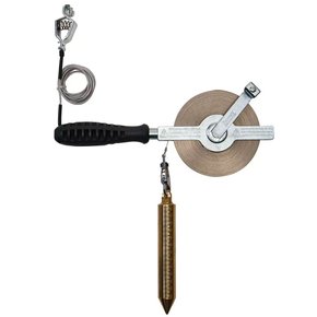 Trena de Profundidade 20 Metros com Fita em Aço Inox - Starrett